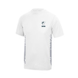 Mens White Active Training Tee-WTWFC