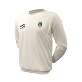 Long Sleeve Cricket Slipover -ALMND