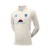Junior Long Sleeve Cricket Shirt-NOBOUND