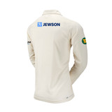 Long Sleeve Cricket Shirt-WHITWA
