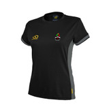 Women's Training Shirt Black/ Grey-KENTON