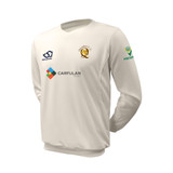 Junior Long Sleeve Cricket Slipover -QUARN