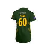 Women's Short Sleeve Coloured Cricket Shirt-MRWR