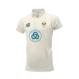 Junior Short Sleeve Cricket Shirt-LEDBU