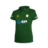 Women's Short Sleeve Coloured Cricket Shirt-STBCC