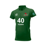 Mens Short Sleeve Coloured Cricket Shirt (Green)-WALESWEST
