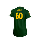Women's Short Sleeve Coloured Cricket Shirt-DATCC