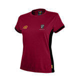 Women's Training Shirt Maroon/Black-HAMHILL