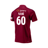 Junior Short Sleeve Cricket Shirt-RIDDING
