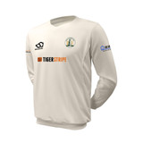 Junior Long Sleeve Cricket Slipover -MILCC