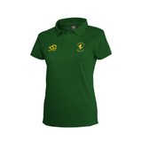 Women's Green Coach Short Sleeve Coloured Cricket Shirt-LKBCC