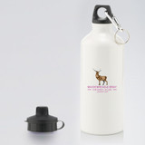 Aluminium Water Bottle with 2 Cap Styles-MANDBCC