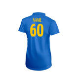 Women's Short Sleeve Coloured Cricket Shirt-PRIMRHBundle