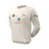 Junior Long Sleeve Cricket Slipover -OFDDCC