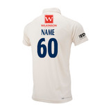 Mens Short Sleeve Cricket Shirt - Left Handed Batter  - BLKRC