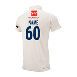 Mens Short Sleeve Cricket Shirt - Right Handed Batter - BLKRC