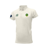 Mens Short Sleeve Cricket Shirt - No Alcohol Sponsor-LUDDES
