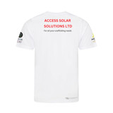 Junior Active Tee - White-DRYSDN