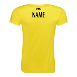 Women's Active Tee - Yellow - DEMOROWING