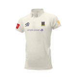 Junior Short Sleeve Cricket Shirt-SRBCC