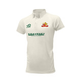 Junior Short Sleeve Cricket Shirt-WHITSCC