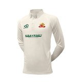Long Sleeve Cricket Shirt-WHITSCC