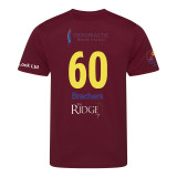 Maroon Mens Casual T-Shirt-CLPCR