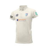 Junior Short Sleeve Cricket Shirt (Junior Sponsor) -MERSHAM