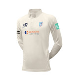 Mens Long Sleeve Cricket Shirt (Junior Sponsor - Senior Sizing)-MERSHAM