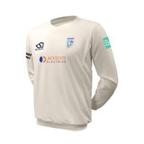 Junior Long Sleeve Cricket Slipover (Junior Sponsor)-MERSHAM
