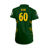 Womens Short Sleeve Coloured Cricket Shirt -TKMCC