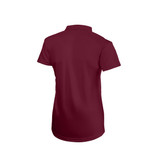 Women's Short Sleeve Coloured Cricket Shirt-CHERRY