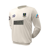 Junior Long Sleeve Cricket Slipover -BROAK