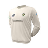 Junior Long Sleeve Cricket Slipover- Cream Playing Kit Bundle-TKMCC