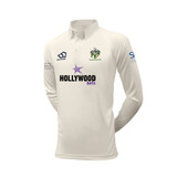Long Sleeve Cricket Shirt- Cream Playing Kit Bundle -TKMCC