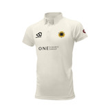 Junior Short Sleeve Cricket Shirt-RUSTCC