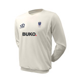 Junior Long Sleeve Cricket Slipover -FRCC
