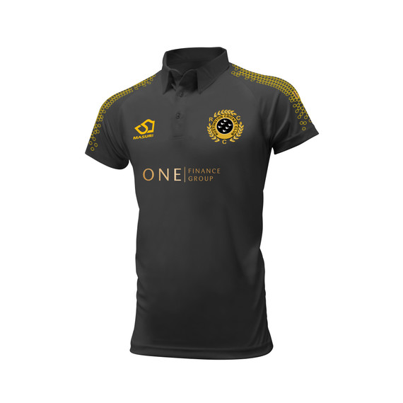Mens Short Sleeve Coloured Cricket Shirt -RUSTCC