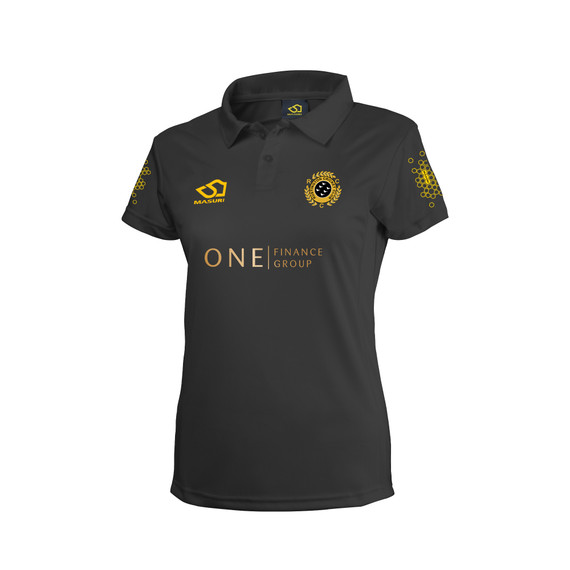 Women's Short Sleeve Coloured Cricket Shirt-RUSTCC