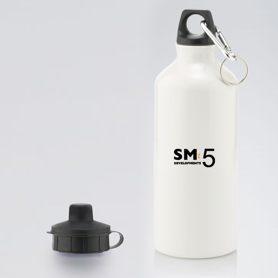 Aluminium Water Bottle with 2 Cap Styles-SMDV