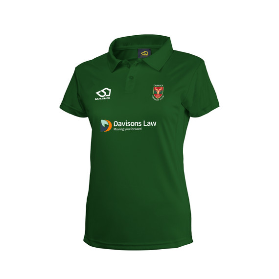 Women's Short Sleeve Coloured Cricket Shirt-CANCC