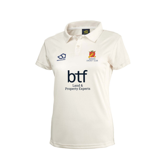 Women's Short Sleeve Cricket Shirt-MARDEN