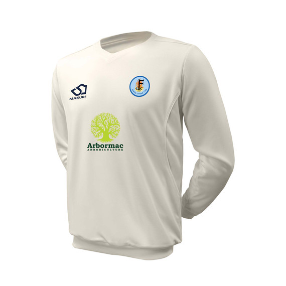 Junior Long Sleeve Cricket Slipover -FAWLEY