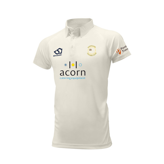 Junior Short Sleeve Cricket Shirt-PONT