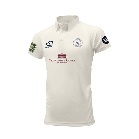 Mens Short Sleeve Cricket Shirt-CROWC