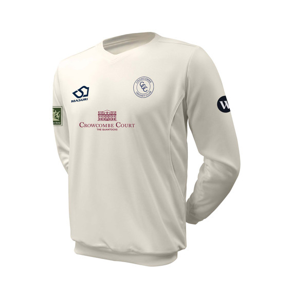 Junior Long Sleeve Cricket Slipover -CROWC