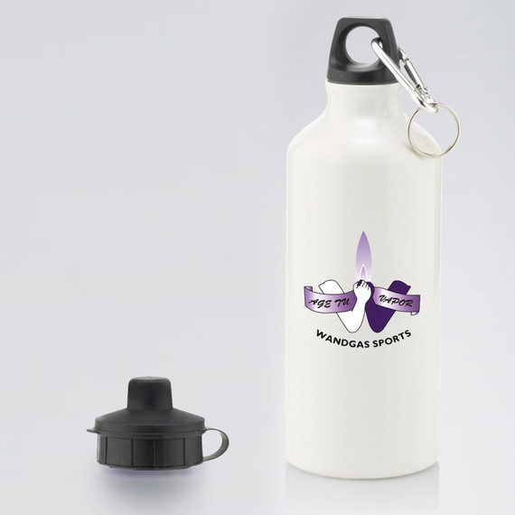 Aluminium Water Bottle with 2 Cap Styles-WANDGAS