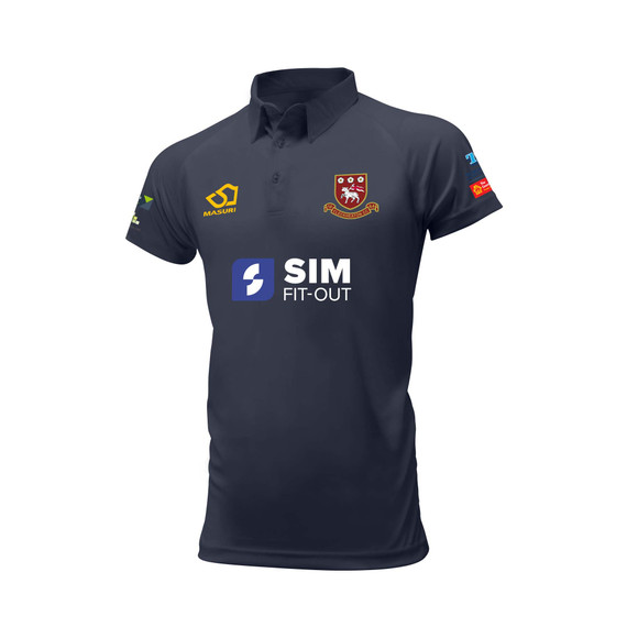 Junior Short Sleeve Coloured Cricket Shirt -CLECKH