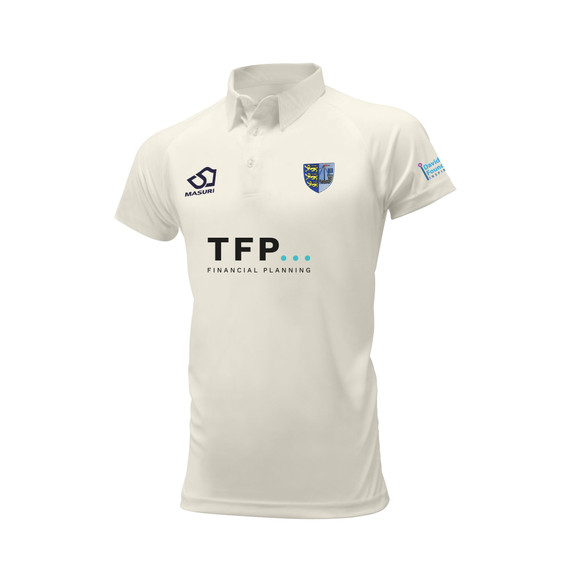 Junior Short Sleeve Cricket Shirt-MDNCC