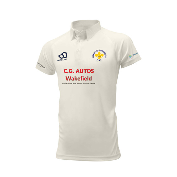Mens Short Sleeve Cricket Shirt-WFSTMIC